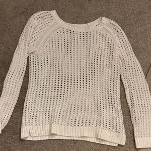 a.n.a Women's Cream Knit Sweater